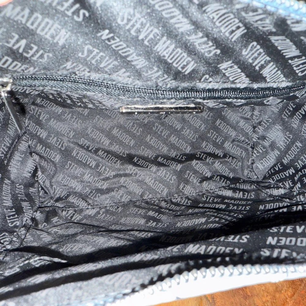 STEVE MADDEN‎ Women's Denim Blexi Chevron Crossbody